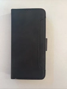 Funda tipo billetera magnética abatible para teléfono Vivo V21 negra. Nuevo para regalo - Imagen 1 de 5