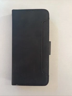 Magnetic Flip Wallet Case Cover For Vivo V21 Black Phone Cover. New For Gift - Image 1 of 4