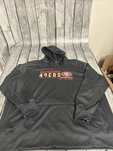 NWOT Men’s Nike San Francisco 49ers Hoodie 3XL Grey Sweatshirt XXXL - Picture 1 of 7