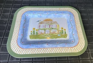 Zak Designs Vassoio da portata in plastica da cucina 20 x 16 design casa girasole - Foto 1 di 12