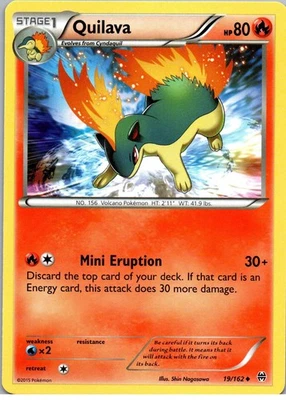 Quilava - Uncommon - XY - BREAKthrough - 19/162 - NM - Normal - Image 1 of 2