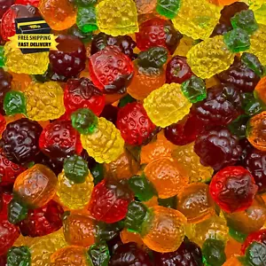 Fruchtförmige 3D Gummibonbons | 1-Pfund-Packung | verschiedene Fruchtaromen ⭐️⭐️⭐️⭐️⭐️ - Bild 1 von 6