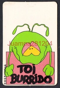 TOI BURRIDO CROMO BOLLY TOIS! 1 BOLLY TOIS 1989 BOLLYCAO TRASERA SUCIA - Imagen 1 de 2