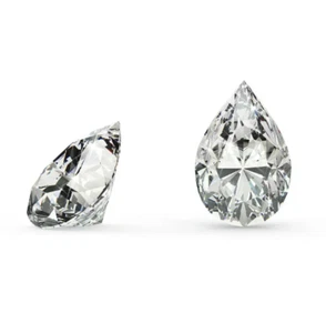 3 CT Natural Pear Cut Diamond H Color VVS1 Clarity For Ring CERTIFIED - Picture 1 of 12