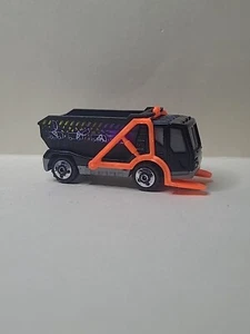 2001 Matchbox Trash Truck Black/Orange Dumpster Diecast Truck - Picture 1 of 11