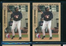 Lot (2) 2005 Grandstand #25 Ricardo Rojas Kinston Indians (BY25) SWSW6
