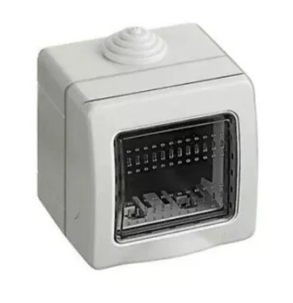 BTICINO 25502 CUSTODIA IDROBOX IP55 2 MODULI MATIX Cassetta 2 Posti Esterna - Immagine 1 di 1