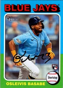 2024 TOPPS HERITAGE #387 OSLEIVIS BASABE ROOKIE CARD BLUE JAYS - Picture 1 of 2
