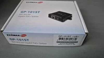 PoE+ Splitter Edimax GP-101ST IEEE 802.3at Gigabit - Adjustable 5V, 9V, 12V DC - Immagine 1 di 2