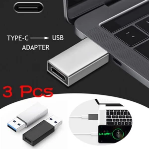 3 PCS USB C 3.1 Type C Female to USB 3.0 Type A Male Port Adapter Converter New♡ - Picture 1 of 13