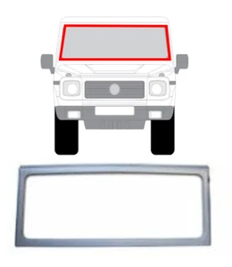 Für Mercedes-Benz W460/461/463 G-Klasse 1979 - Scheibenrahmen Reparaturblende - Bild 1 von 3