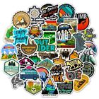 50 Camping Hiking Outdoors Sport Mountains Stickers Laptop Bag Case Skateboard