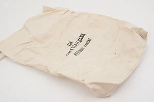 First State Bank Pittsburg Kansas Banker Bag Canvas (A4L) Money Cash Deposit - Picture 1 of 6