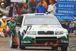 Rally Driver Didier Auriol Hand Signed Photo Autograph Sokda 12x8" E - Picture 1 of 1
