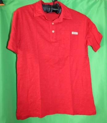 Boys Ralph Lauren Polo Youth Medium 10-12 Red Short Sleeve Shirt Cotton - Image 1 of 3