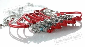 7 Pulseras Cordón Rojo Hamsa Contra Mal de Ojo Cabalá Joyería Mística - Imagen 1 de 2