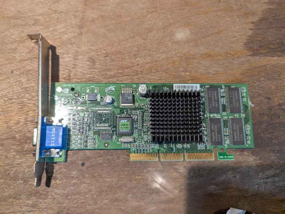 Retro/Vintage NVIDIA GeForce2 MX200 64-bit, 64MB AGP Video Card - Image 1 of 1