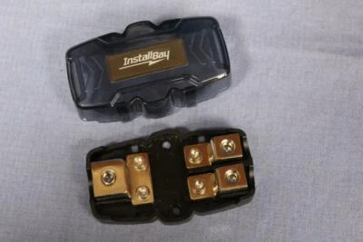 Install Bay IBR53 1/0 or 4GA in, (2)4GA or 8GA out, Mini ANL Fuse Dist Block - Image 1 of 4