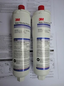 2 x fridge filter, water filter cartridge 3M Cuno CS-52 CS52 CS-452 for Neff - Picture 1 of 10