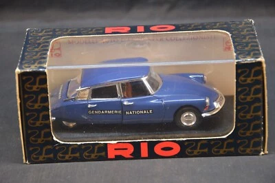 RIO 1/43 CITROEN DS 19 GENDARMERIE NATIONALE 112 DIE CAST MODEL VINTAGE - Immagine 1 di 4