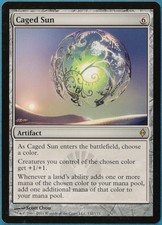 Caged Sun New Phyrexia NM Artifact Rare MAGIC MTG CARD (ID# 249432) ABUGames