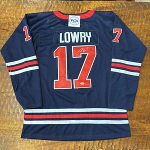 Adam Lowry Signed Winnipeg Jets Jersey PSA DNA Autographed - Picture 1 of 6