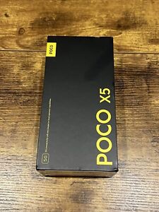 Xiaomi Poco X5 5G, Dual SIM, 265GB + 8GB - Black - Brand New! Sealed! Global