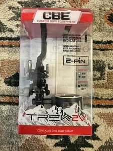 CBE TREK 2V Double Pin Bow Sight- RH , .019 Pin - 2 Pin / SEALED / Ships Fast - Picture 1 of 3