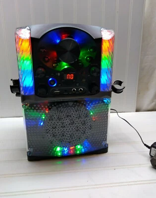 Singing Machine Karaoke CD-G Player with LED Lights no Mic - Image 1 of 4