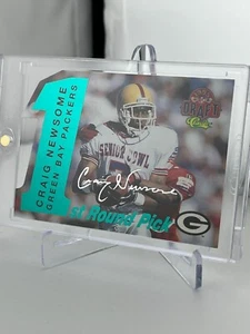 1995 Classic Draft Craig Newsome Green 1st Round Draft Pick Die Cut 787/1750 - Picture 1 of 2