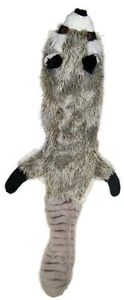 Skinneeez Forest Series Raccoon Dog Toy Gray, Regular* - Picture 1 of 6