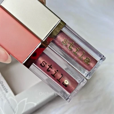 Stila Glitter/Shimmer & Glow Liquid Eye Shadow duo set Full size 2x 4.5 ml~New - Image 1 of 4