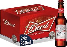 Birra Bud Lager Americana Original Beer Cassa Confezione 24 Bottiglie Da 0,33 Lt