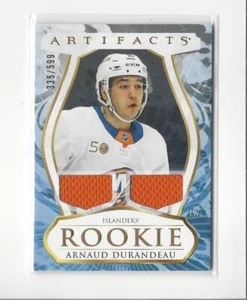 2023-24 Artifacts Gold #177 Arnaud Durande Rookie JERSEY Islanders /599 - Picture 1 of 2