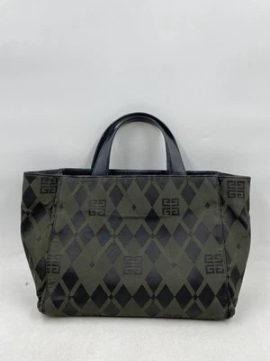 Bolso Givenchy de cuero con asa superior de lona recortada Foto 1 de 4