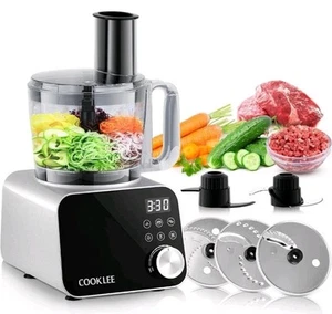 Food Processor, 600 Watts, 6 Functions Electric Food Chopper, 12 Cup Bowl - Picture 1 of 7