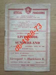 1947/48 - Liverpool v Sunderland - Division 1 - Picture 1 of 5