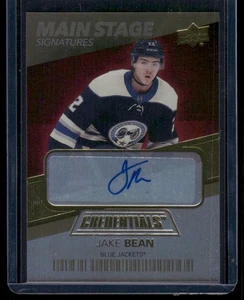 2021-22 Upper Deck Credentials #BTS-JB Jake Bean Main Stage Signatures Gold A-4 - Picture 1 of 2