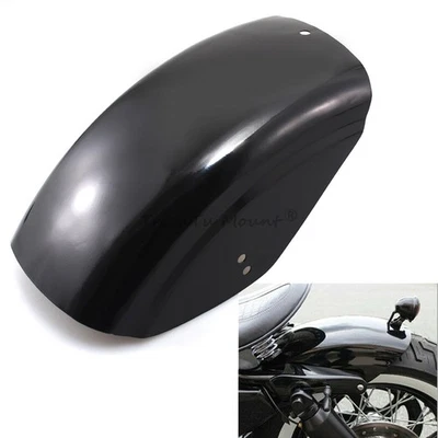Motorcycle Short Flat Rear Fender Mudguard For Harley SPORTSTER 1200 LOW-XL1200L Foto 1 de 4