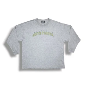 Steve & Barry’s VTG University Of South Florida Long Sleeve Gray Shirt Men’s XXL - Picture 1 of 11