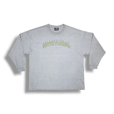 Steve & Barry’s VTG University Of South Florida Long Sleeve Gray Shirt Men’s XXL - Image 1 of 4