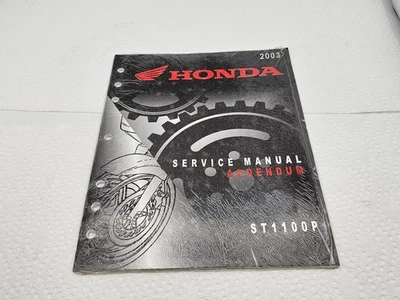 Honda ST1100P 2003 manual de servicio anexo OEM genuino libro de tienda de motocicletas Foto 1 de 4