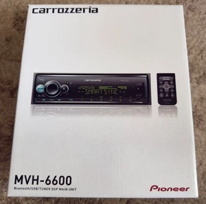 Pioneer Carrozzeria MVH-6600 1DIN Car Stereo USB Bluetooth Audio Receiver NEW - Picture 1 of 4