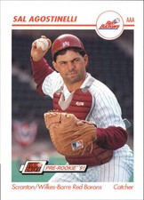 1991 Line Drive AAA #476 Sal Agostinelli