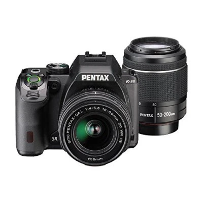 PENTAX Digital SLR 20.12MP Double Zoom Kit PENTAX K-S2 WZOOMKIT BLACK 11612 - Image 1 of 4
