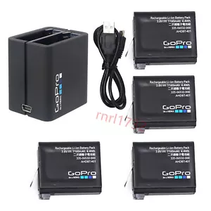 Original GoPro AHBBP-401 Battery Dual Charger for GoPro HERO4 Black Silver - Picture 1 of 14