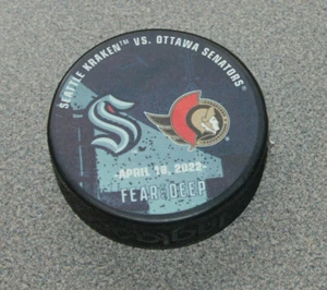 Disco de partido Seattle Kraken vs Ottawa Senators Game Day 18-04-2022 - Imagen 1 de 2