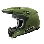 AFX FX-19R Helmet - Matte Olive - X-Large 0110-7043