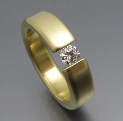 REIF-DESIGN - TOLLER BRILLANT SPANNRING - 585 GOLD - AUS EIGENE GOLDSCHMIEDE - Bild 1 von 4