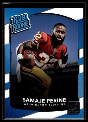 Samaje Perine 2017 Donruss Rated Rookie Card #306 - Image 1 of 2
